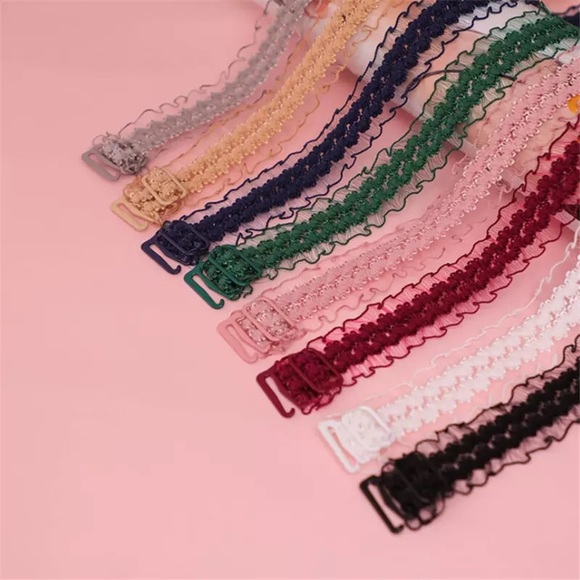 New! Bra straps (fancy) nylon - Picture 6 of 7